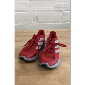 Adidas‎ Red/Gray Womens Edge Gameday Running Sneakers - Size 6.5